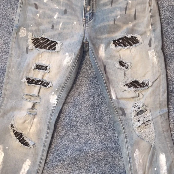 Rhinestone Street Jeans, size 33